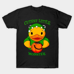 Cutest Little Monster Monster Rubber Duck T-Shirt